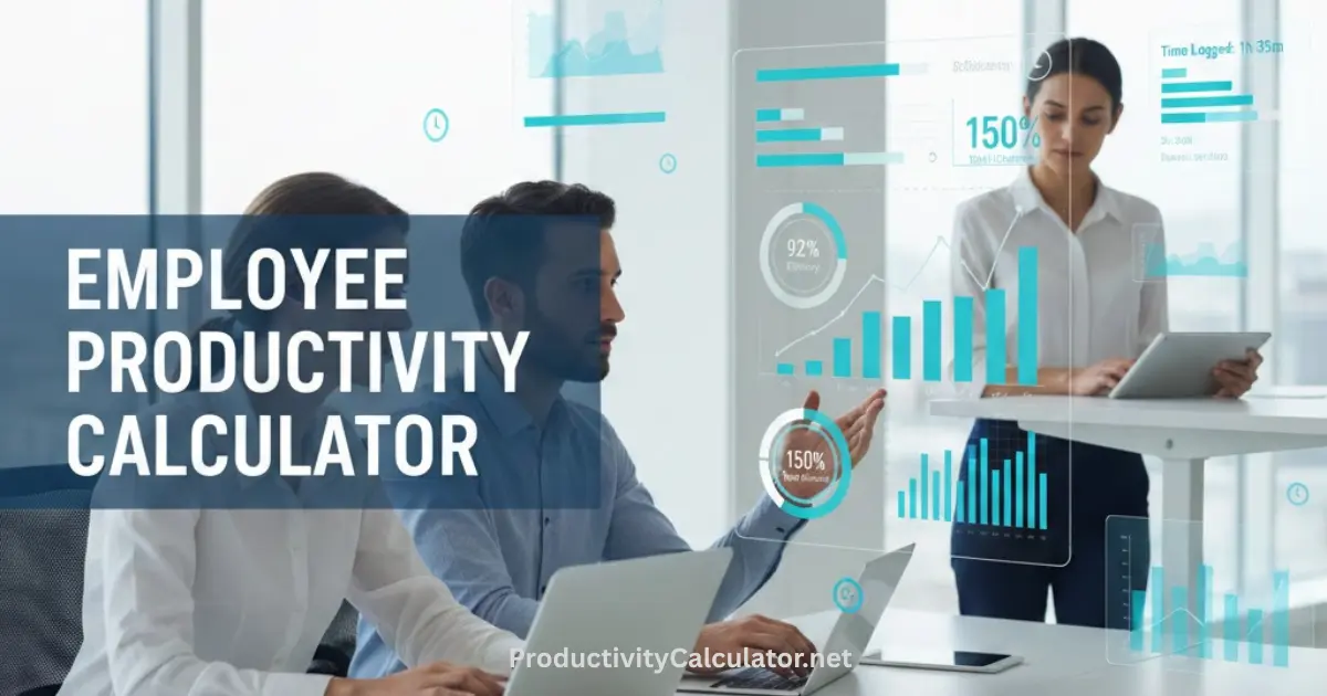 Employee Productivity Calculator illustration
