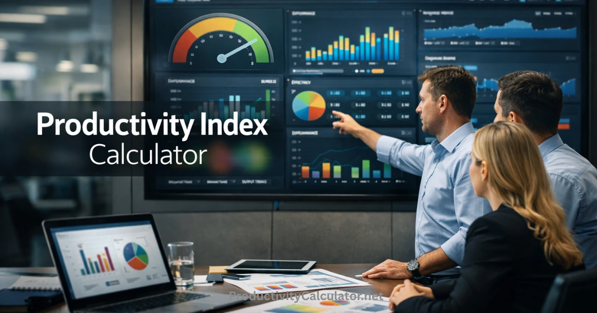 Productivity Index Calculator