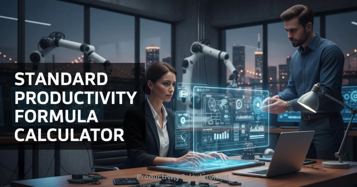 Standard Productivity Formula Calculator